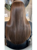 クー  戸越銀座(QOO)&nbsp;美髪のススメ髪質改善切りっぱなしボブピンクブラウン