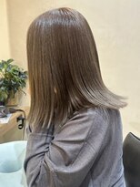 ヒビヲ(HIBIO)&nbsp;ブラウンカラーミルクティーベージュブリーチなしダブルカラー