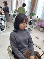 フィーカ(fika)&nbsp;くびれロブ×アッシュグレージュカラー☆