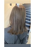 透明感ベージュカラー