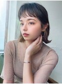 【NEW OPEN】小顔前髪あり後れ毛サイドバングメルティカラー