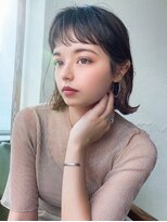 アフロートフクオカ(AFLOAT FUKUOKA)&nbsp;【NEW OPEN】小顔前髪あり後れ毛サイドバングメルティカラー