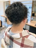 本八幡×カーリーヘア×メンズショートパーマ