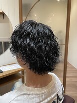 シュエット(chouette)&nbsp;メンズウルフ×波巻きツイスパミックス