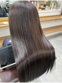 くびレイヤーグレーベージュニュアンスカラー白髪染め白髪ぼかし