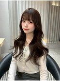 【木串楽人】韓国ヘア/ミディアム/ミディアムレイヤー