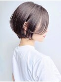 say.ショートボブひし形ショートホワイトシルバーハイライト