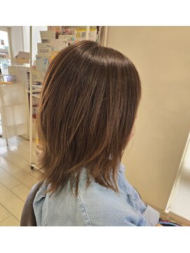 美容室ぱふ 土浦店 ミディアムボブ