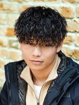 スペインカール/プードルパーマ/メンズパーマ/ニュアンスパーマ