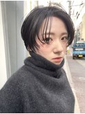 NUDE20代30代レイヤーショートハンサムショート大人ショートボブ