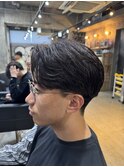 ニュアンスパーマ毛流れパーマ曲がる縮毛矯正センターパート