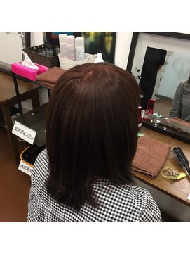 髪質改善白髪染め専門店Tsuya ピンクパープル♪