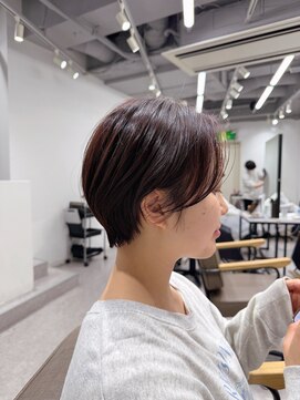 シー 北千住(sii.) 前下がりショートボブ×ナチュラルブラウン