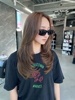 ザ シェノン ウメダ(THE CHAINON UMEDA) ダークパープル/ナチュラルショート/夏のヘアアレンジ/大阪梅田