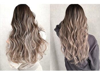 アリュールヘアー ヴィヴィ(ALLURE hair vivi)の写真/垢抜けハイライトダブルカラー◎白髪ぼかしにも対応！日本人に似合うデザインと丁寧な提案が魅力です★