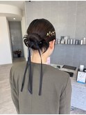 結婚式ヘアセット/ミディアムカチモリ