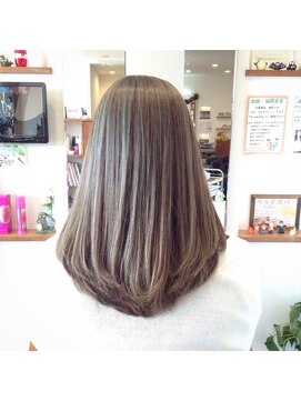 心(cocoro) 外国人風ミディアムシルバー