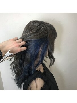 キャラ 池袋本店(CHARA) グレージュ×インナーブルー【キャラ池袋/chara池袋/池袋東口】