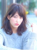 うざバングほつれウェーブフレンチボブ【船橋/西船橋】