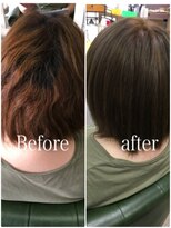 マイン ヘアー クリニック(main hair Clinic)&nbsp;お客様の縮毛矯正