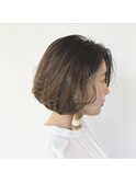 【NIKO】福岡天神大名大人ショートボブ×グラデーションカラー