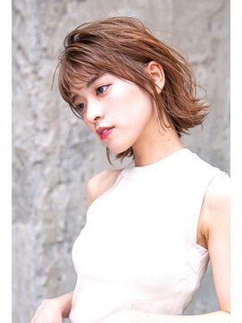 ルーク 立川(LUK) Lien☆トレンド外ハネボブ×アッシュブラウン　立川