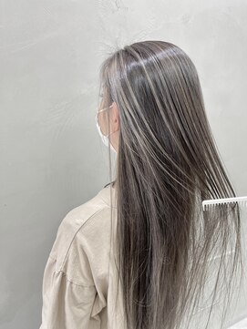 フェリア 松山(Feria) 【Feria松山】コントラストグレイッシュハイライト“石田幸輔”