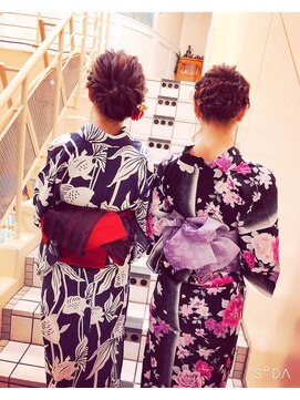 ヘアメイク ジェイエム 浴衣