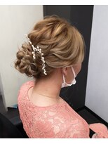ヘアーデザイン リリー(HAIR DESIGN LiLy)&nbsp;ロープ編みシニヨンアレンジ♪
