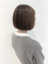 ナル 宇都宮(nalu)&nbsp;丸みボブ×シナモンベージュ