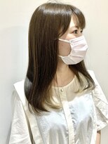 フォーク FOLK&nbsp;【FOLK】透明感インナーベージュ☆似合わせ内巻きミディアム♪