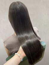 ヘアーハピネス ハート(hair happiness heArt) 30代40代髪質改善ココアブラウン艶感スト レート透明感赤み消し