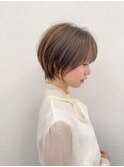 20代30代40代50代シアーカラー姫カットセミディカールショート