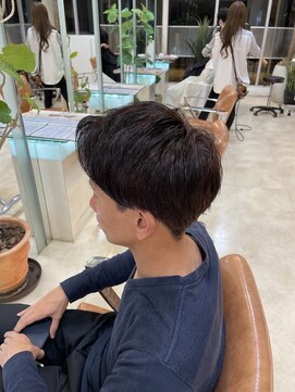 フォルテ 榛原パームス店 伊藤)人気カラー赤茶メンズスタイル