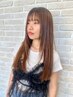 【寿里亜限定】カット+髪質改善ストレート+microバブル ￥21780～→￥19602～