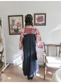フッシュボーンヘアアレンジ