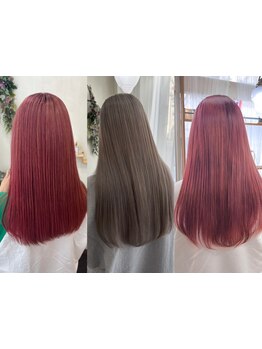 最新トレンドカラーやインナーカラーもお任せ♪大人ハイライトで立体感をプラスし、周りと差がつくヘアに☆
