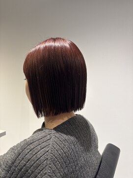 シエル(ciel) ボブ/ボルドーカラー/ピンクカラー/ブリーチなし