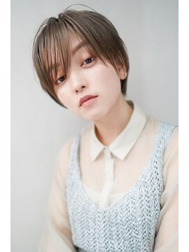 ギークス(GEEKS) 【GEEKS渋谷】シースルーマッシュ/オリーブグレージュ/20代30代