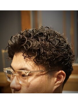 銀座 シノ 本店(shino) メンズパーマ　カールパーマ　ショート　刈り上げ
