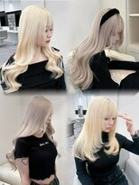 ベレーザ 渋谷(BELEZA)&nbsp;13377ニュアンスカラーホワイトアッシュ韓国ホワイトブロンド