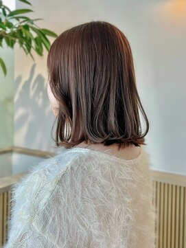 エコール(EcorE) 柔らかベージュボブ
