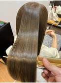 アッシュベージュ×髪質改善