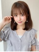 【NEW OPEN】小顔前髪あり後れ毛サイドバングメルティカラー