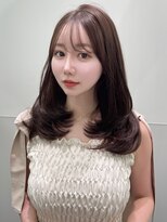 パルス ヨコハマ(PULSE yokohama) ミディアムレイヤーカット内巻き顔まわりレイヤーカット