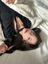 ユーフォリア 渋谷グランデ(Euphoria SHIBUYA GRANDE) ブルーブラック 黒髪 暗髪 韓国ヘア SAYAKA