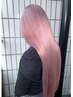 カット+ケアブリーチ2回+カラー+トリートメント￥19800【栄/ハイトーン】