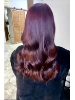 アンドザビューティ(AND THE BEAUTY)&nbsp;ワインレッド　(ブリーチ有り)