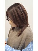 動きのあるデザインカラー《西新/百道浜》髪質改善/ローライト