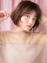 カバーヘア ブリス 上尾西口店(COVER HAIR bliss) ヘーゼルグレージュ乾かすだけこなれボブパーマY上尾30代40代